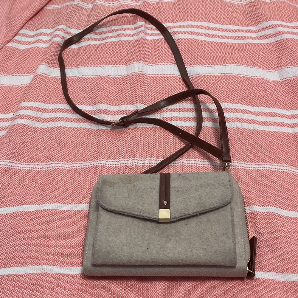 Mystique crossbody with Brown adjustable strap